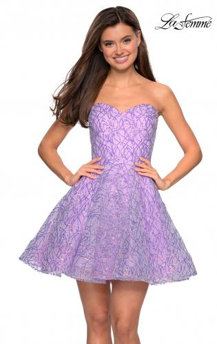 Lavender Homecoming Dresses | La Femme
